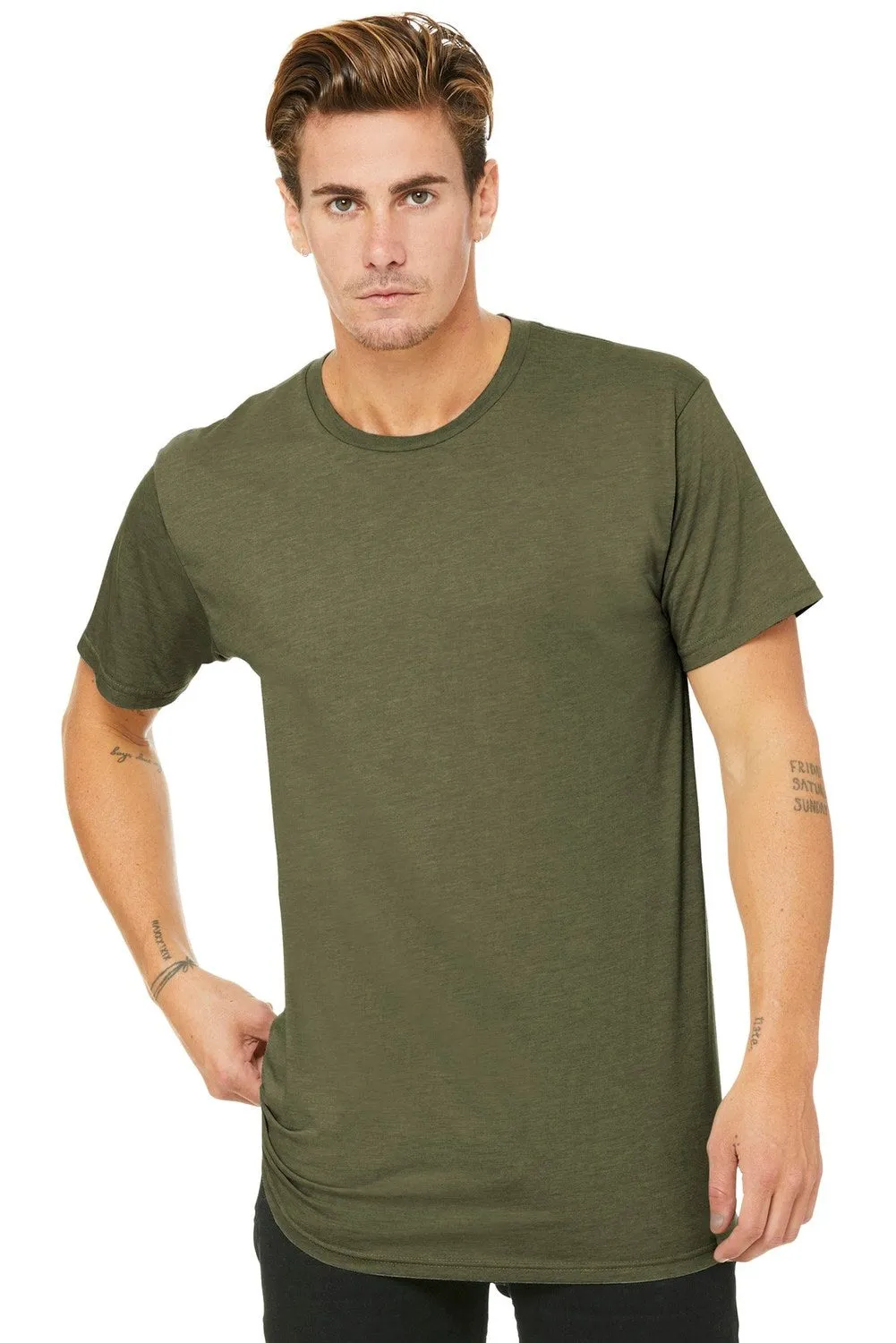 BELLA   CANVAS Men's Long Body Urban Tee