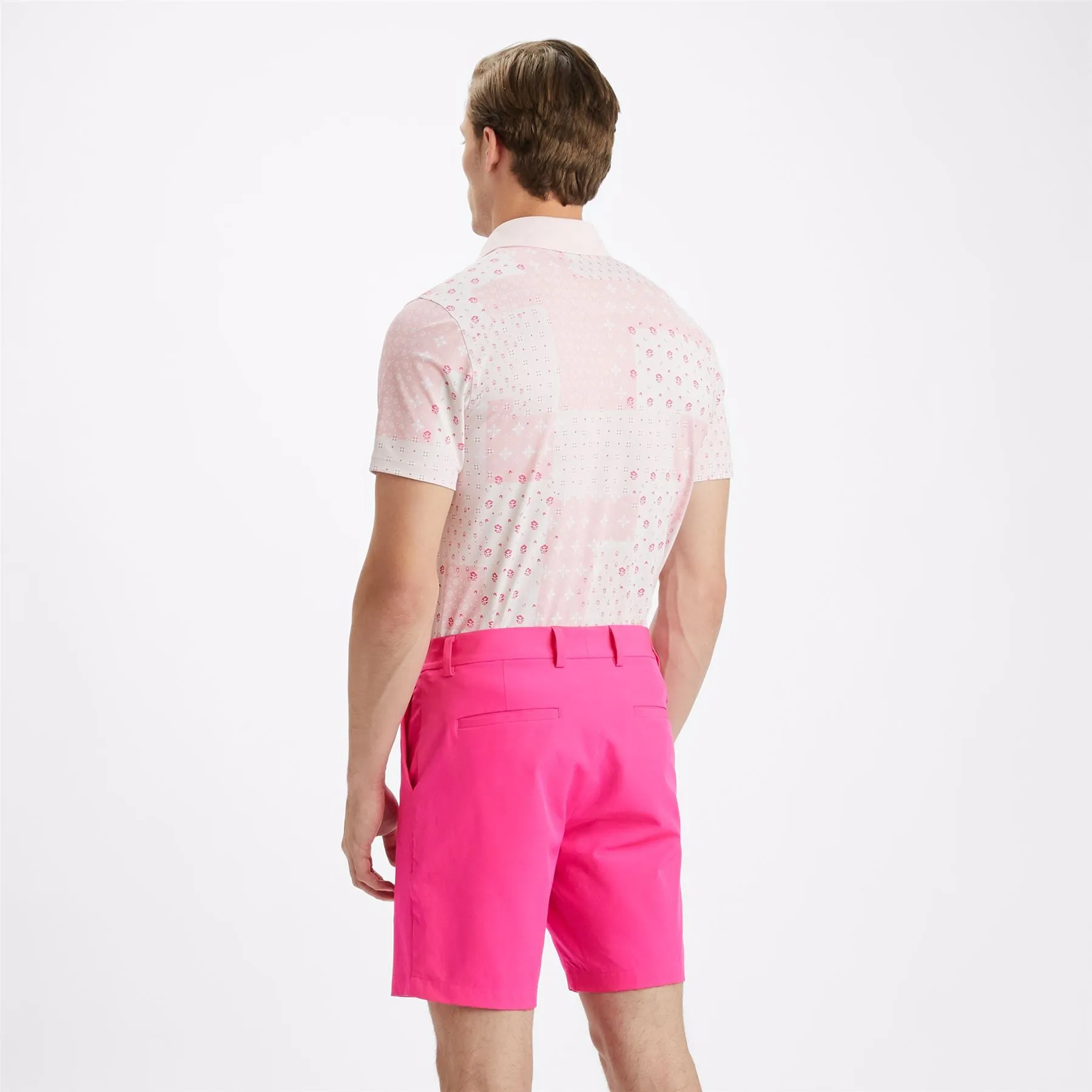 Boro Patch Print Tech Pique Tailored Fit Polo Trifle - AW23