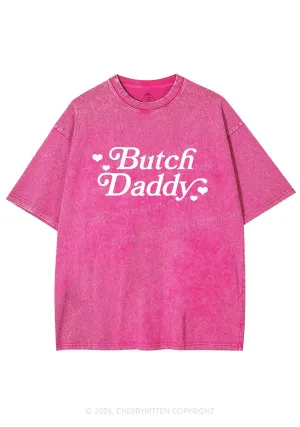 Butch Daddy Y2K Shirts Washed Tee Cherrykitten