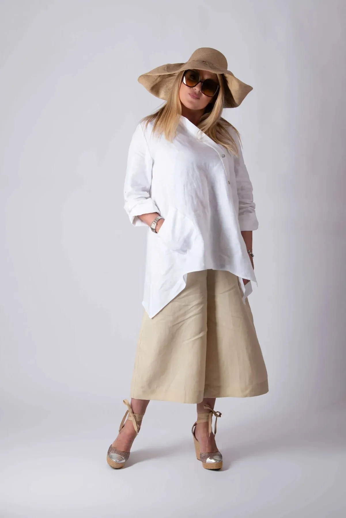 CAPRI Elegant Linen Pants