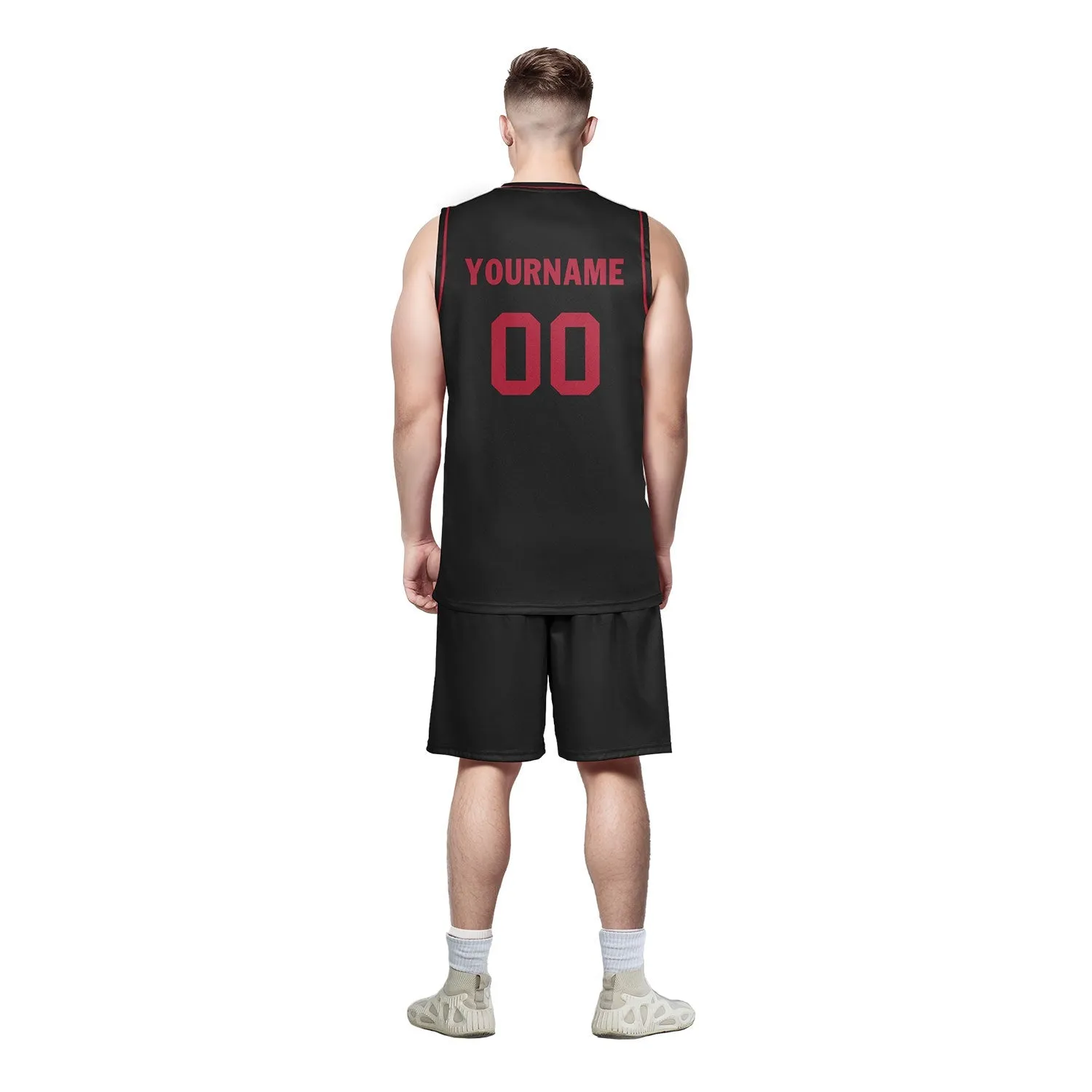 Custom Black Classic Style Sports Uniform Basketball Jersey BBJ01-D020105-4