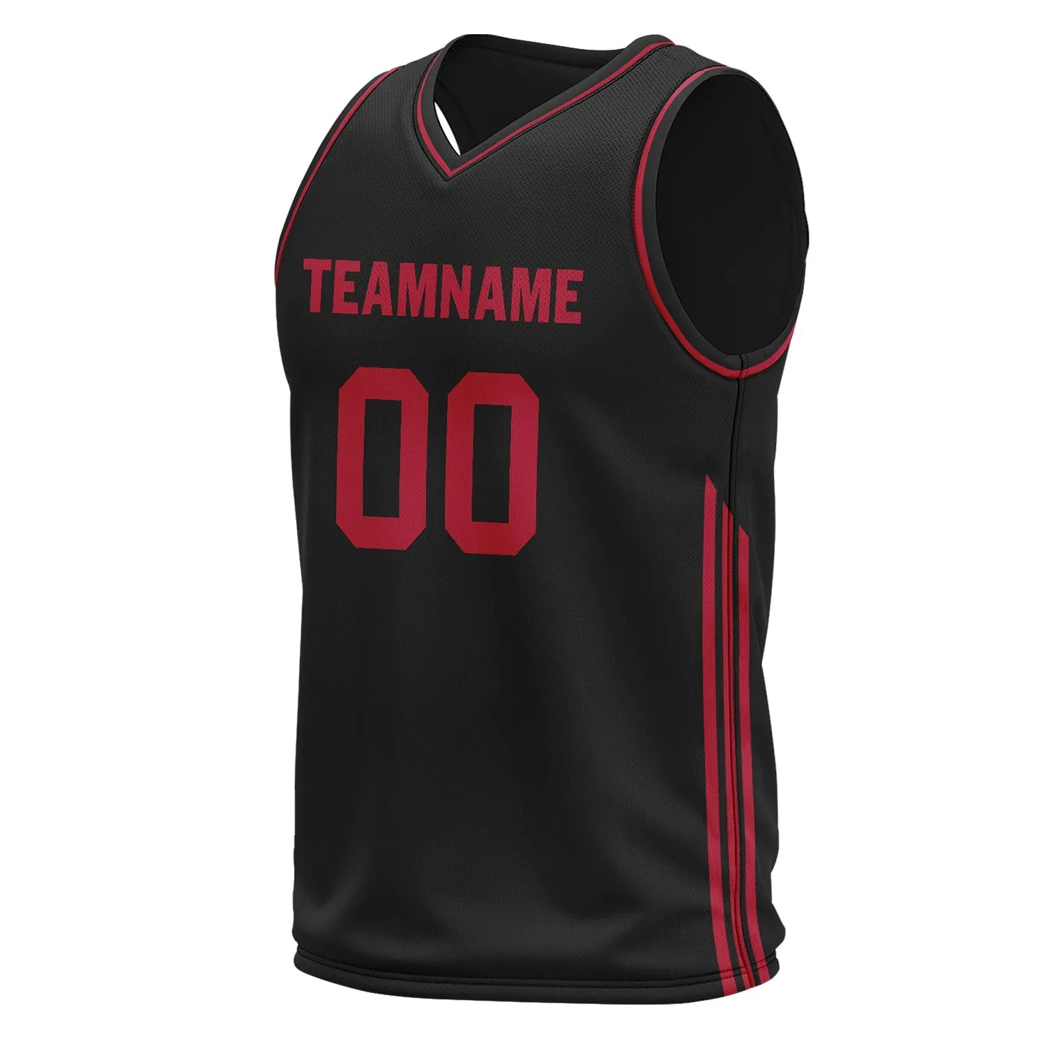 Custom Black Classic Style Sports Uniform Basketball Jersey BBJ01-D020105-4