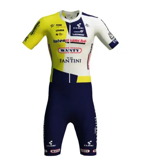 INTERMARCHÉ-WANTY OFFICIAL TOR 3.0 MESH CARRERA SHORT SLEEVE SPEEDSUIT - WOMEN